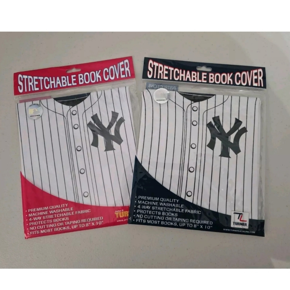🆕️ New York Yankees Stretchable Book Covers